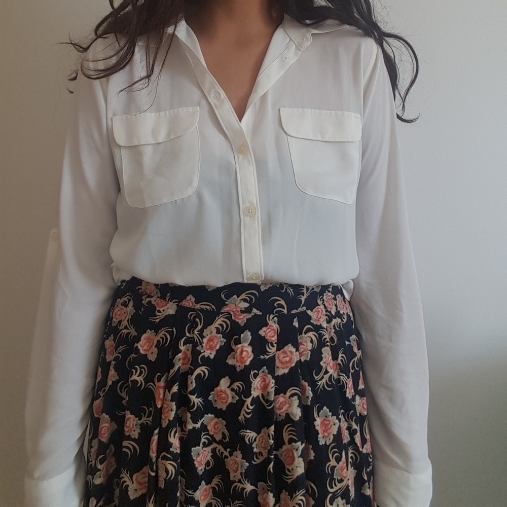 Lovely LOFT Button Down Blouse